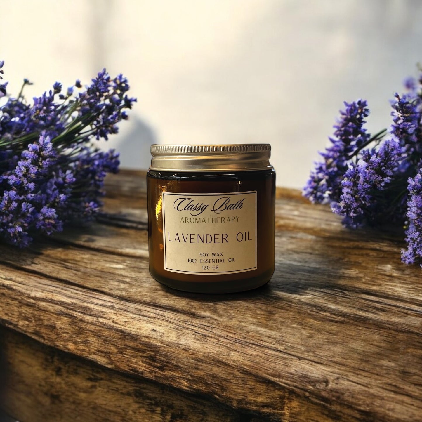 Lavender Oil Vela Aromaterapia